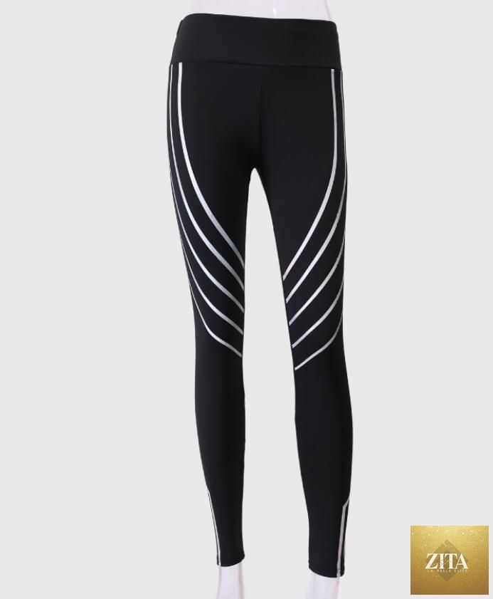 Fitness Yoga Pants Laser Printed Slimming Sports Leggings