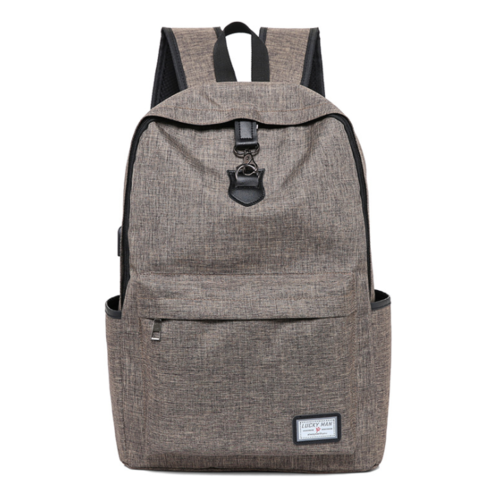 High Quality Grey Anti Theft Backpack Maroon Asteria