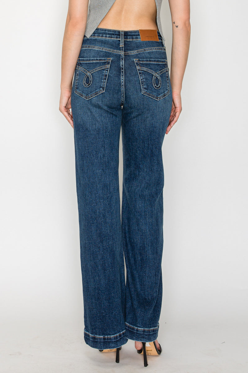 Josephine Tummy Control High Rise Relaxed Holly Flare Jeans