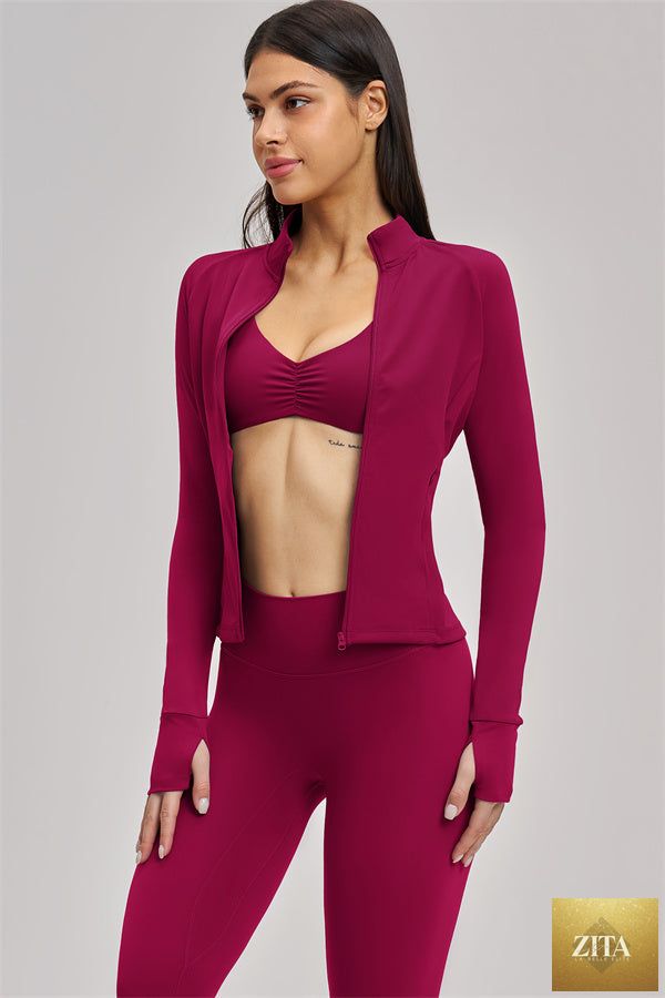 The Swoon Jacket Sports Bra Leggings 3-Piece Set