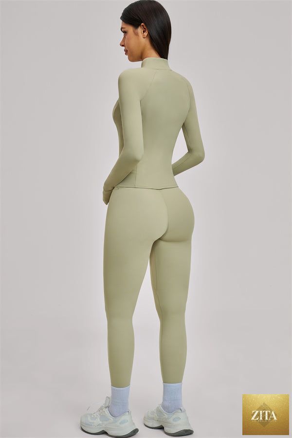 The Swoon Jacket Sports Bra Leggings 3-Piece Set