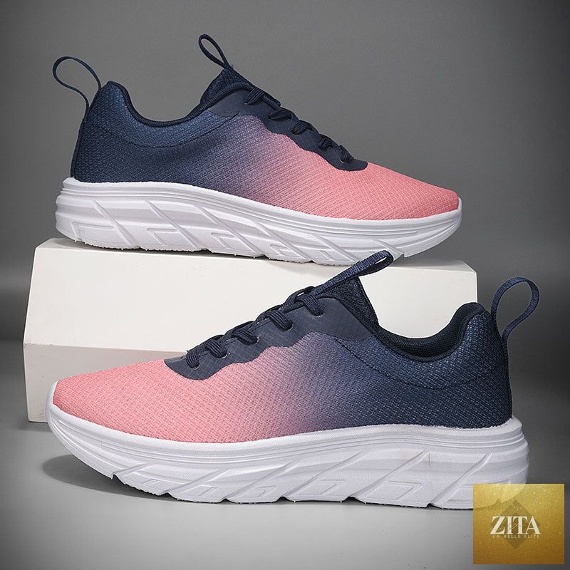 Men's Shoes Travel Mesh Breathable Comfortable Platform Sneaker