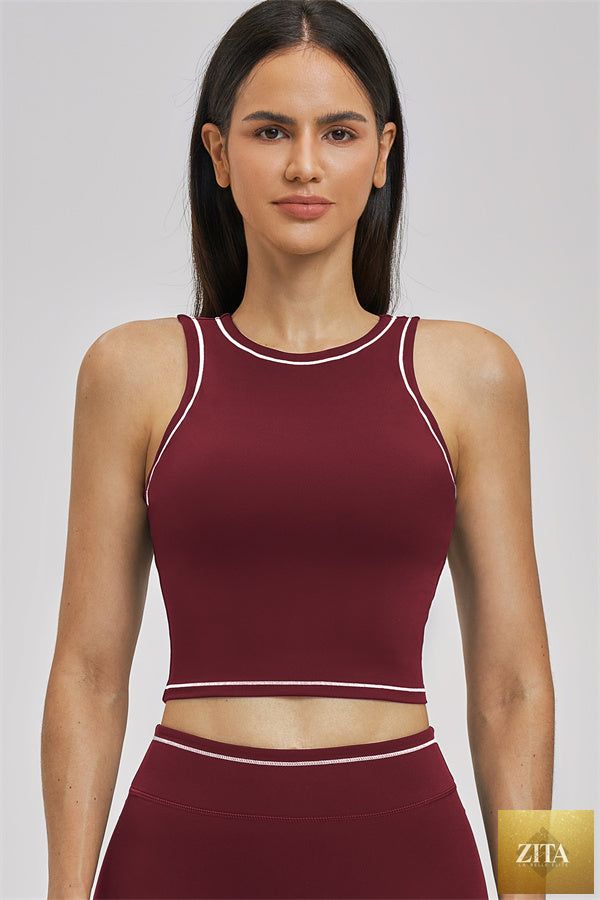 The Unbound Crop Top Shorts 2-Piece Set