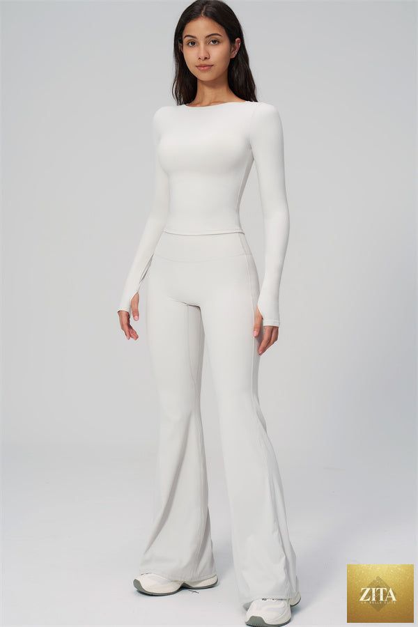 The Rapture Long Sleeve T-shirt Flared Leggings 2-Piece Set
