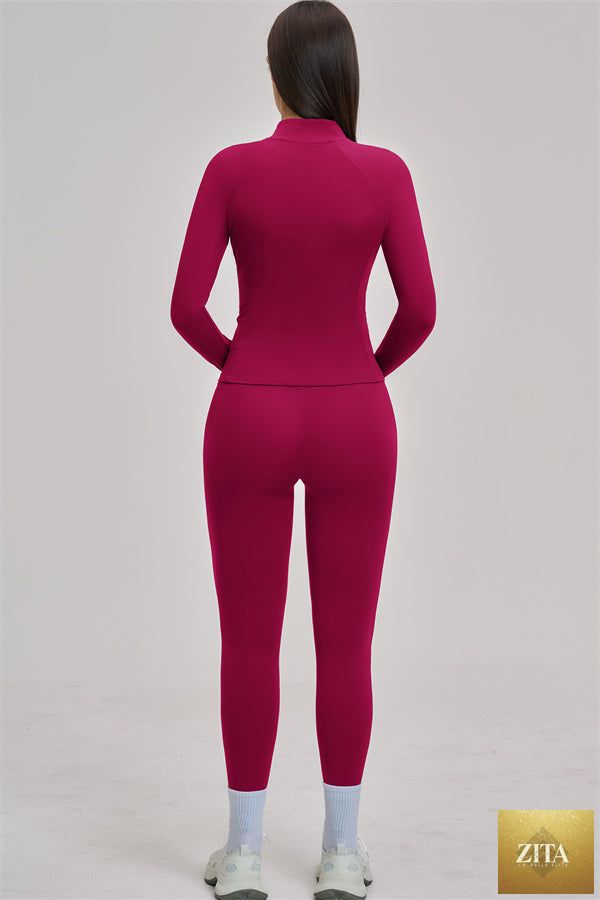 The Swoon Jacket Sports Bra Leggings 3-Piece Set