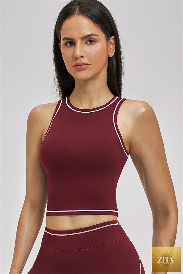 The Unbound Crop Top Shorts 2-Piece Set