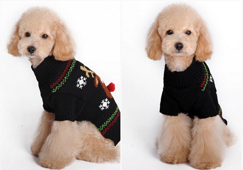 Winter Wonderland Pet Sweater: Cozy Christmas Fashion For Cats And White Diomedes