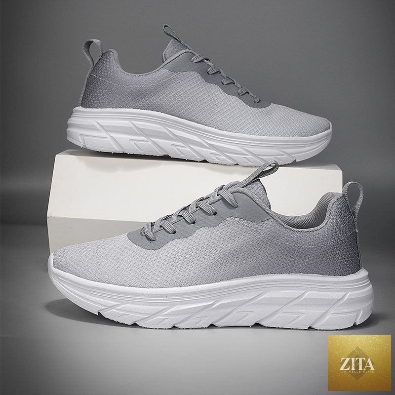 Men's Shoes Travel Mesh Breathable Comfortable Platform Sneaker