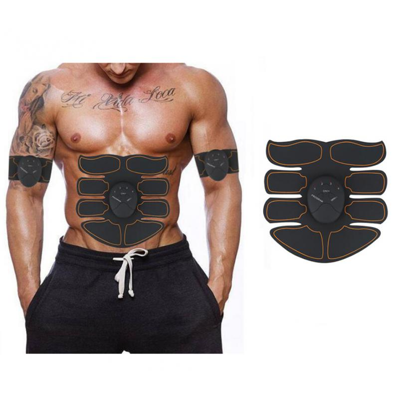 EMS Abdominal Muscle Toning Trainer ABS Stimulator Toner Fitness Puce Gaia