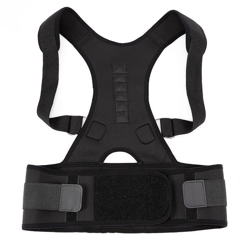 Posture Corrector Support Magnetic Back Shoulder Brace Belt Band For Puce Gaia