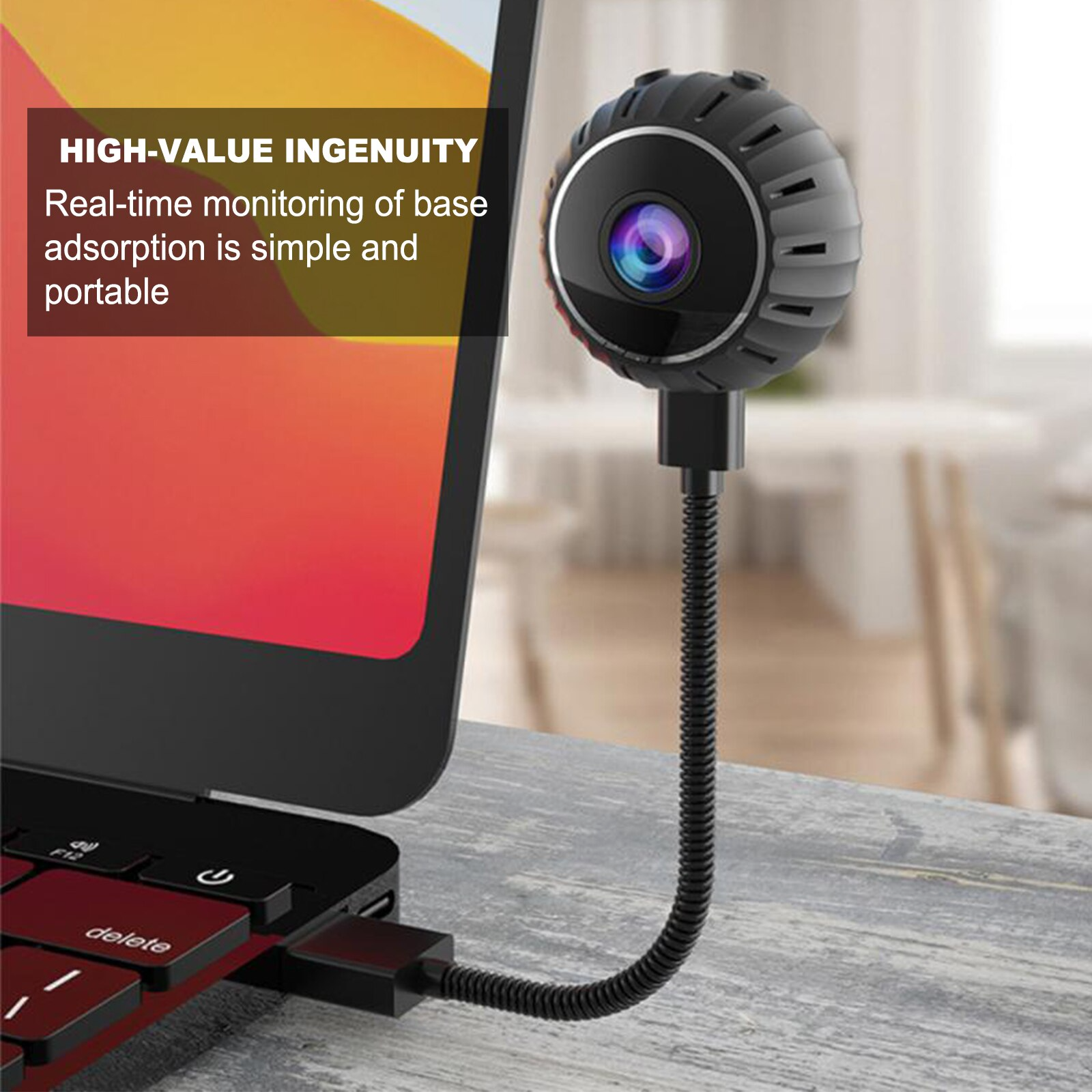 Mini Hidden Spy Nanny Camera Wireless Nanny Cam WiFi Home Security HD Puce Gaia