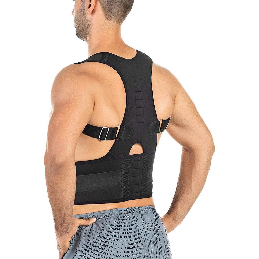 Posture Corrector Support Magnetic Back Shoulder Brace Belt Band For Puce Gaia