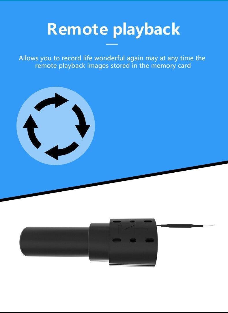 WiFi Wireless Spy 4K Mini Camera Pinhole DIY Hidden HD Screw IP DVR Puce Gaia