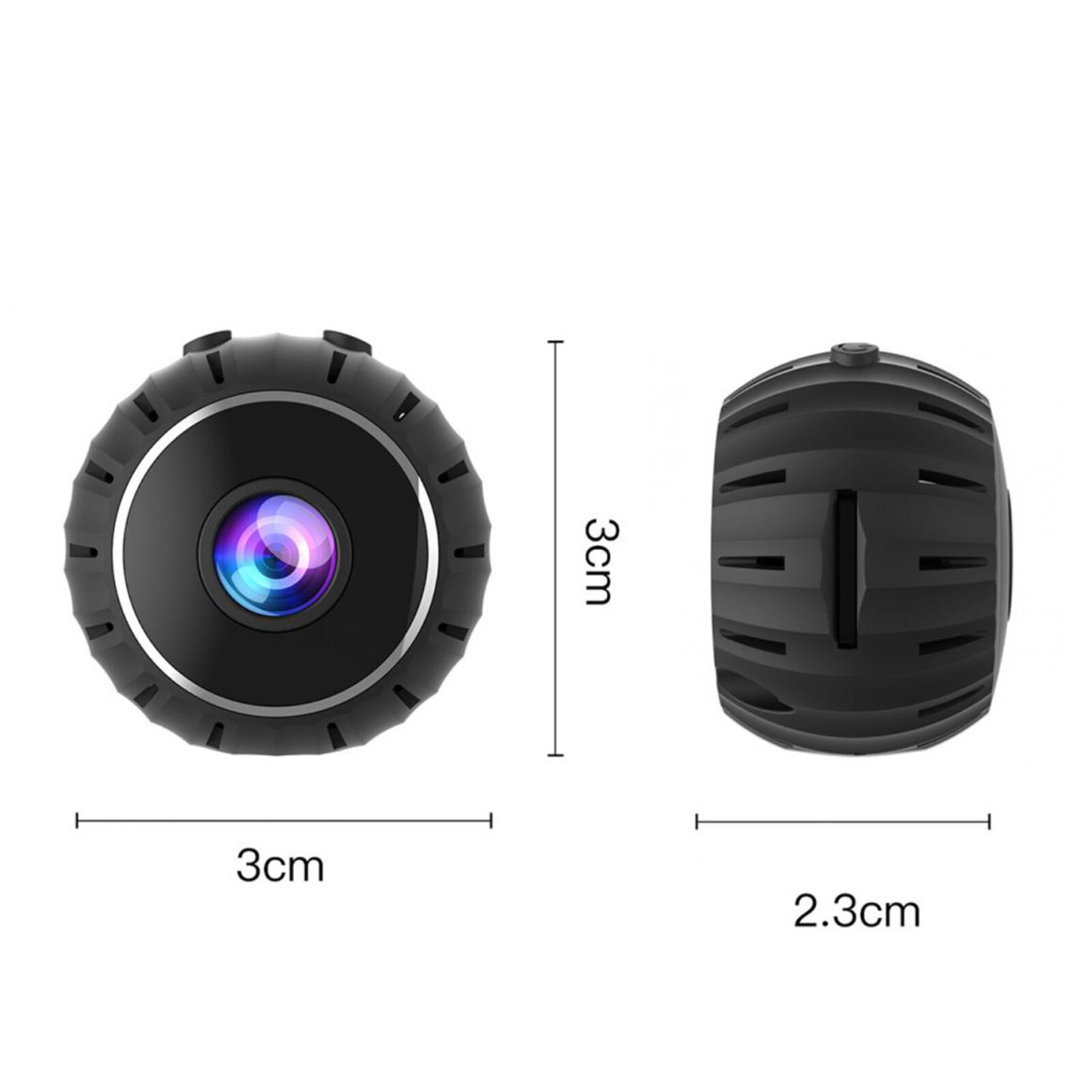 Mini Hidden Spy Nanny Camera Wireless Nanny Cam WiFi Home Security HD Puce Gaia