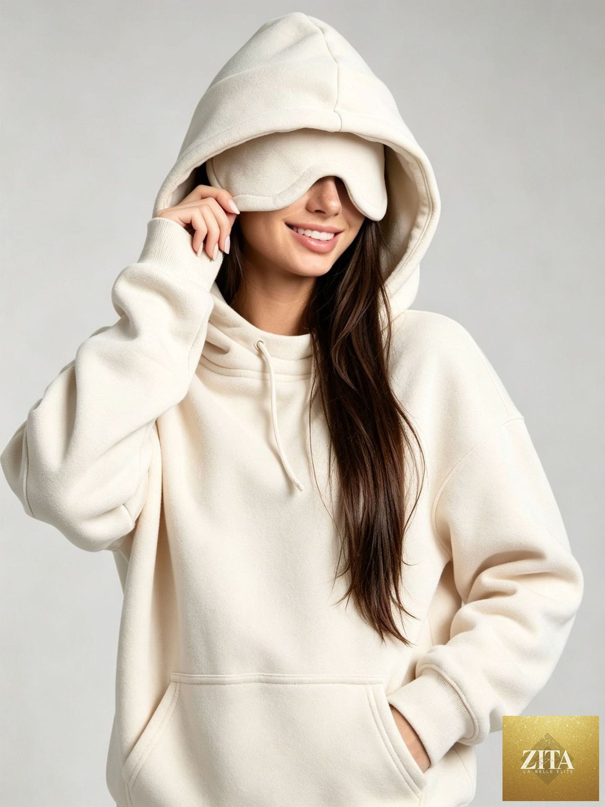 Women's Fleece-Lined Hooded Pullover Sweatshirt