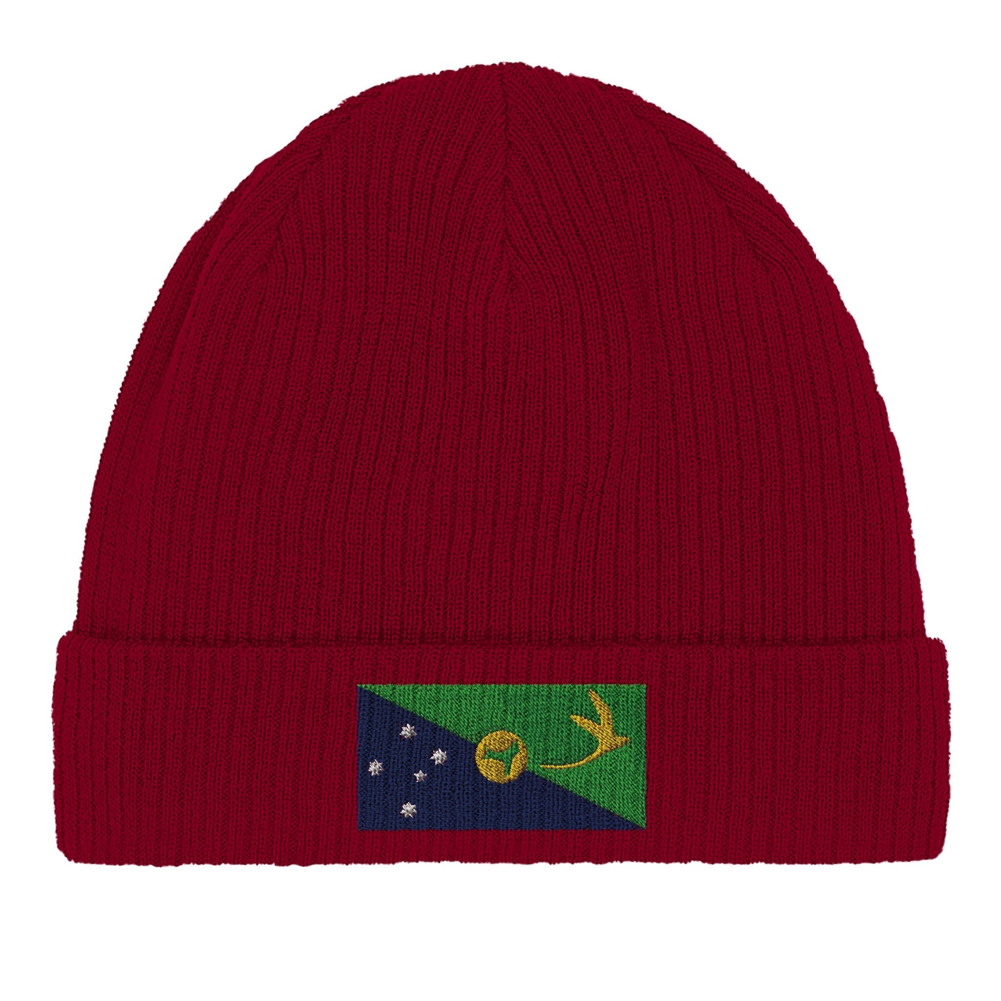 Bonnet en coton Drapeau de l'île Christmas Amethyst Clover