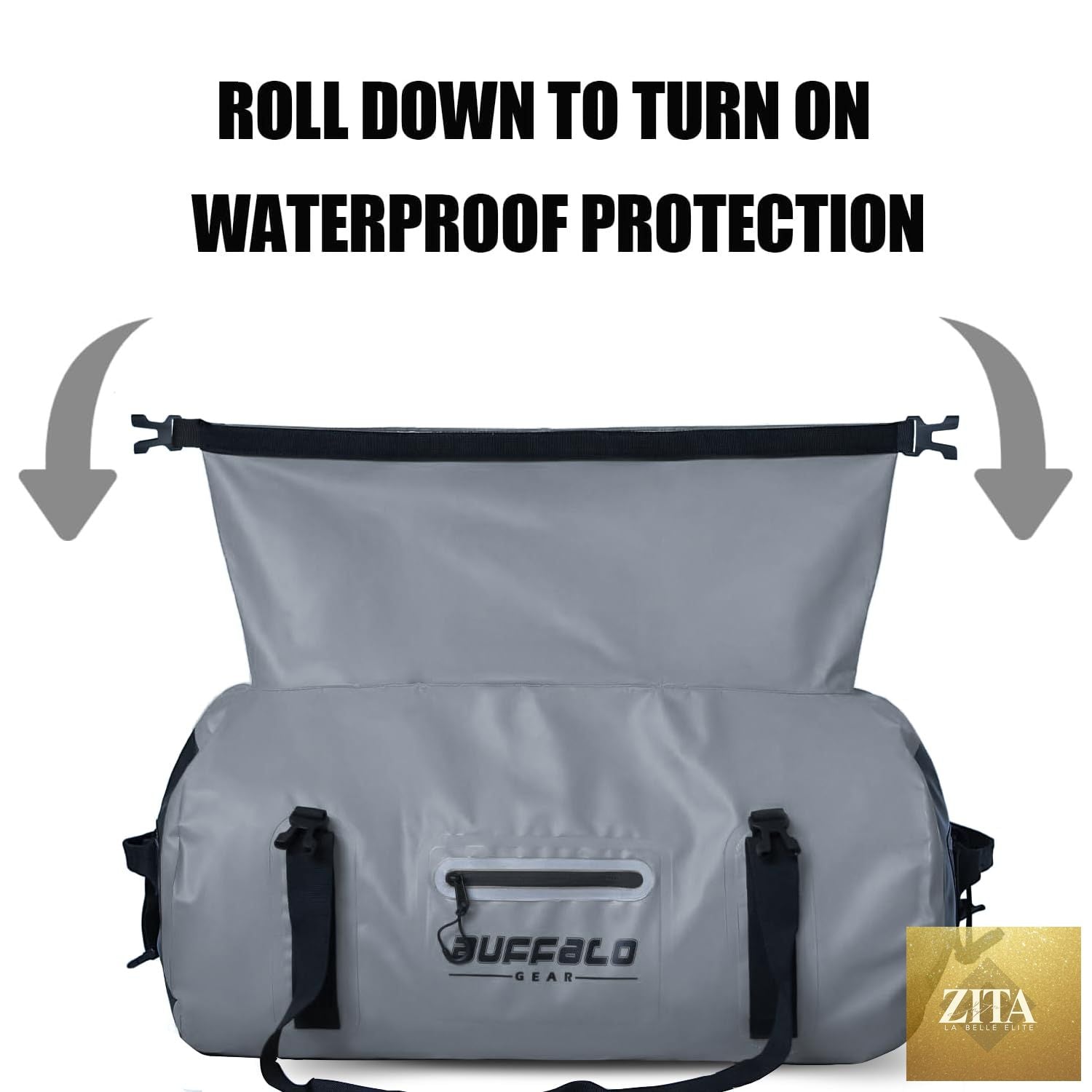 63QT Roll Top Waterproof Duffel Bag