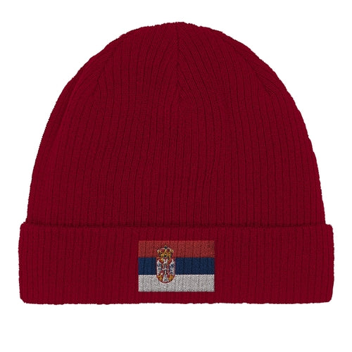 Bonnet en coton Drapeau de la Serbie Amethyst Clover
