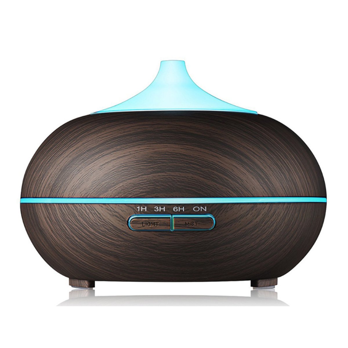 Mistyrious Essential Oil Humidifier Natural Oak Design With Easy Salmon Lucky