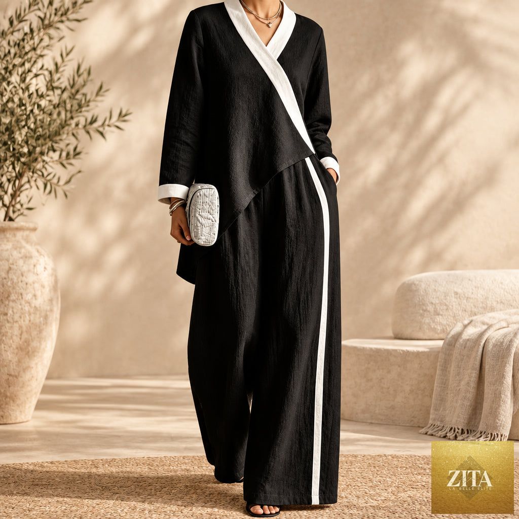 Women's 2-Piece Colour-Block Set
