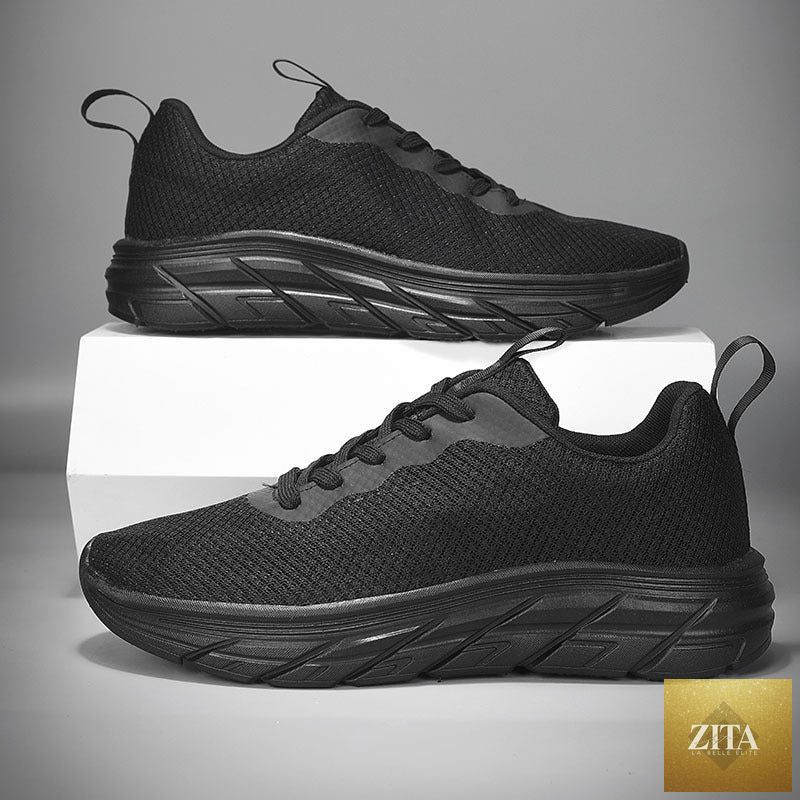 Men's Shoes Travel Mesh Breathable Comfortable Platform Sneaker