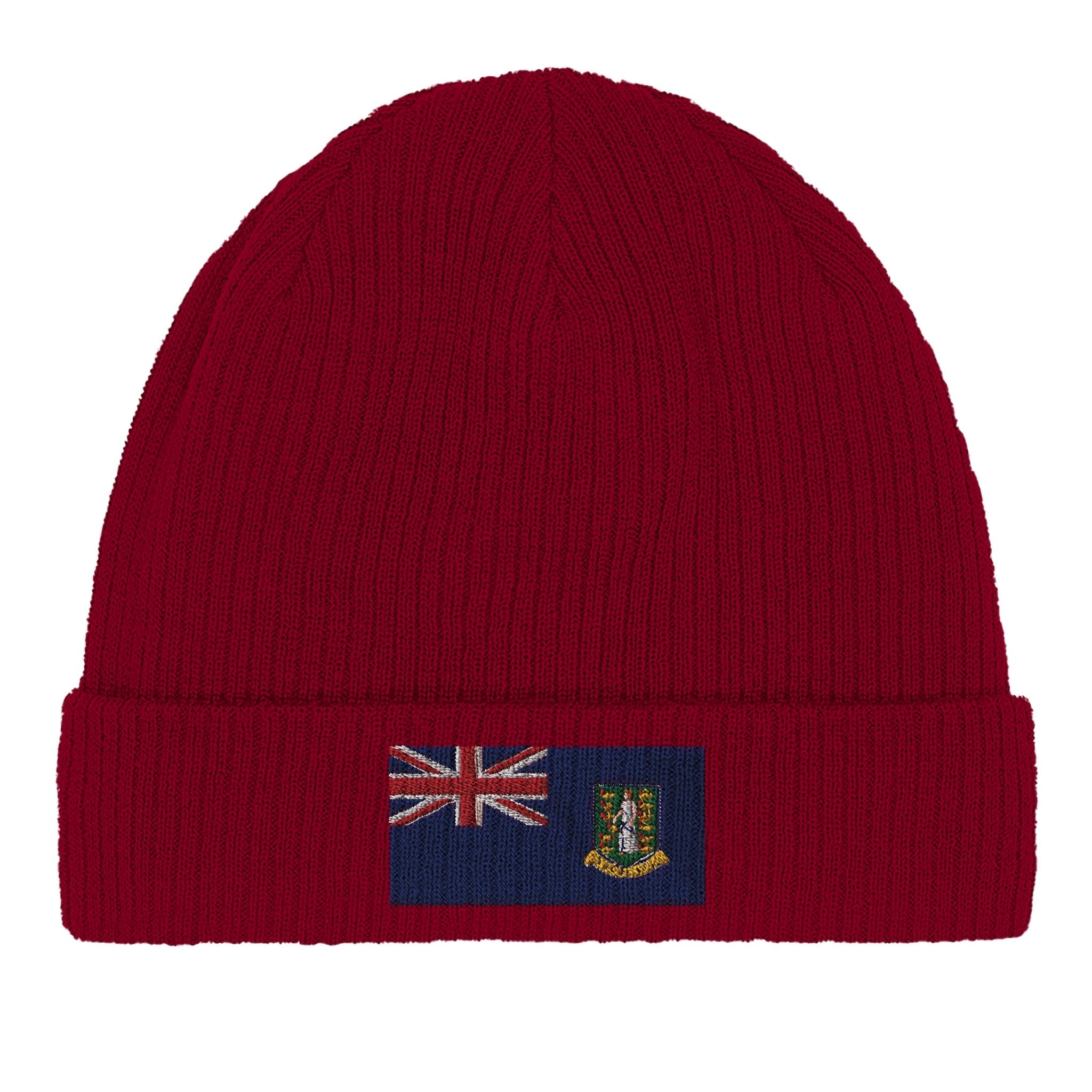 Bonnet en coton Drapeau des îles Vierges britanniques Amethyst Clover