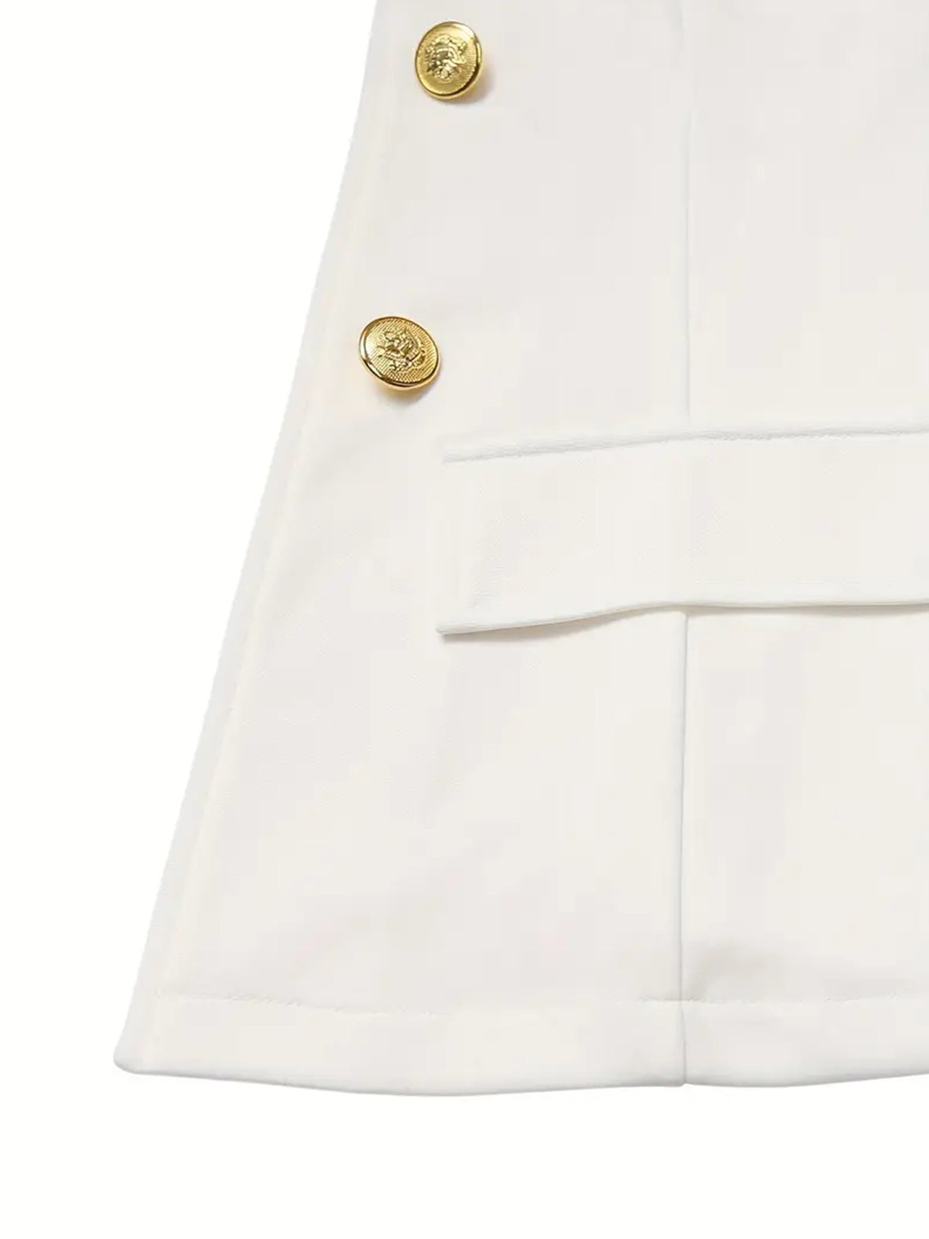 Women’s casual fitiqueFit double-breasted blazer and slim trousers set, shown in a stylish, tailored design for everyday wear.