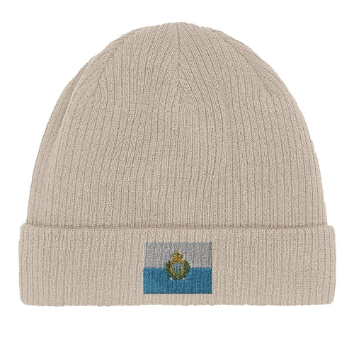 Bonnet en coton Drapeau de Saint-Marin Amethyst Clover