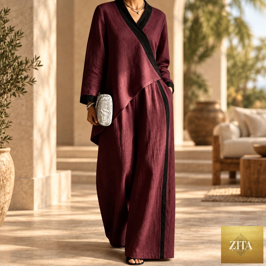 Women's 2-Piece Colour-Block Set