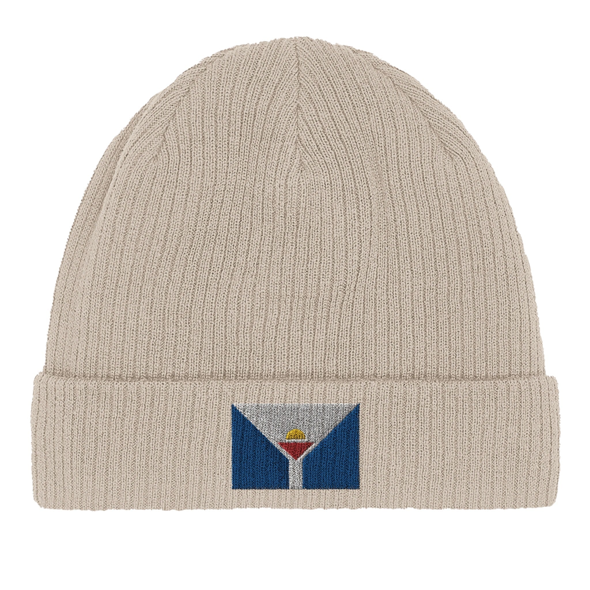 Bonnet en coton Drapeau de Saint-Martin antilles française Amethyst Clover