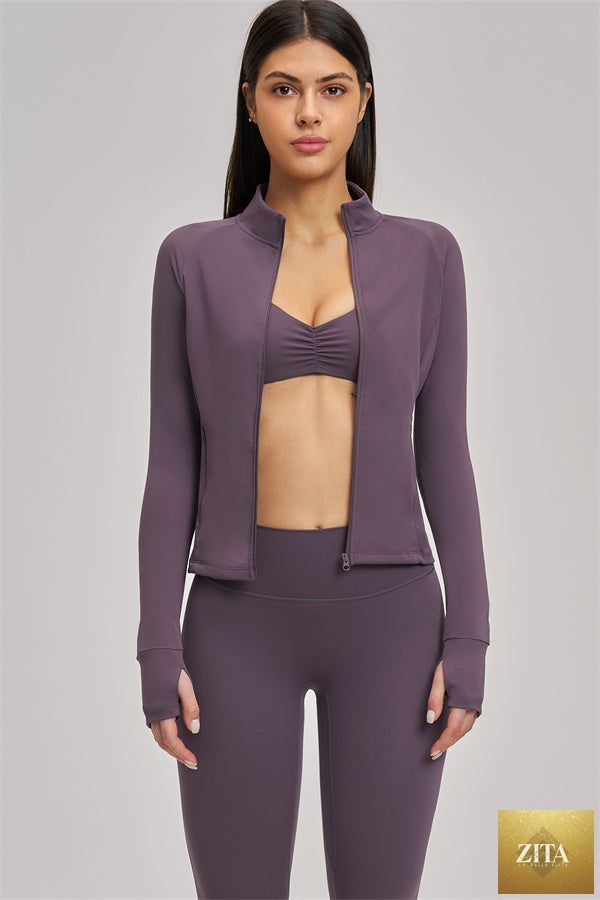The Swoon Jacket Sports Bra Leggings 3-Piece Set
