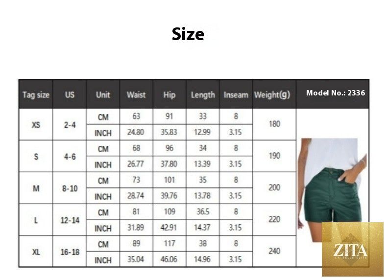 Tight High Waist Women's Fashion Shorts