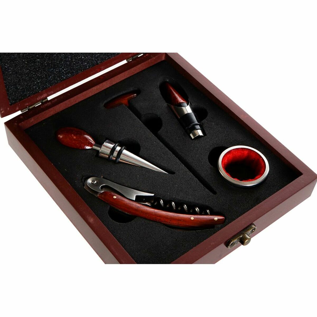 Set of Wine Accessories DKD Home Decor Opener 16,5 x 19 x 5 cm Silver