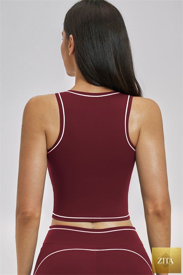 The Unbound Crop Top Shorts 2-Piece Set