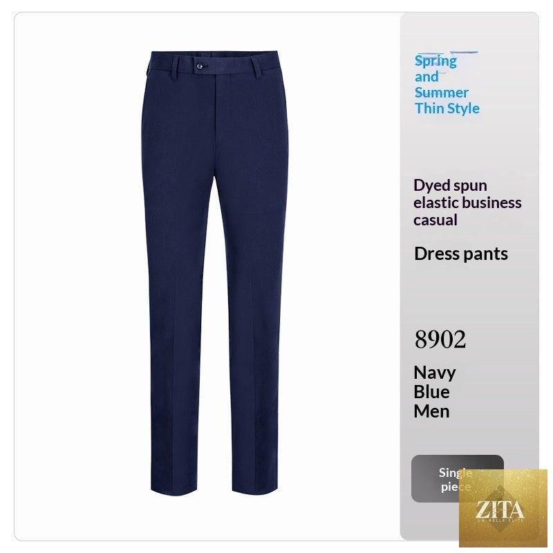 High-waisted Tailored Draping Formal Trousers That Flatter