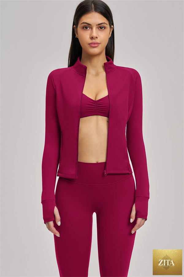 The Swoon Jacket Sports Bra Leggings 3-Piece Set