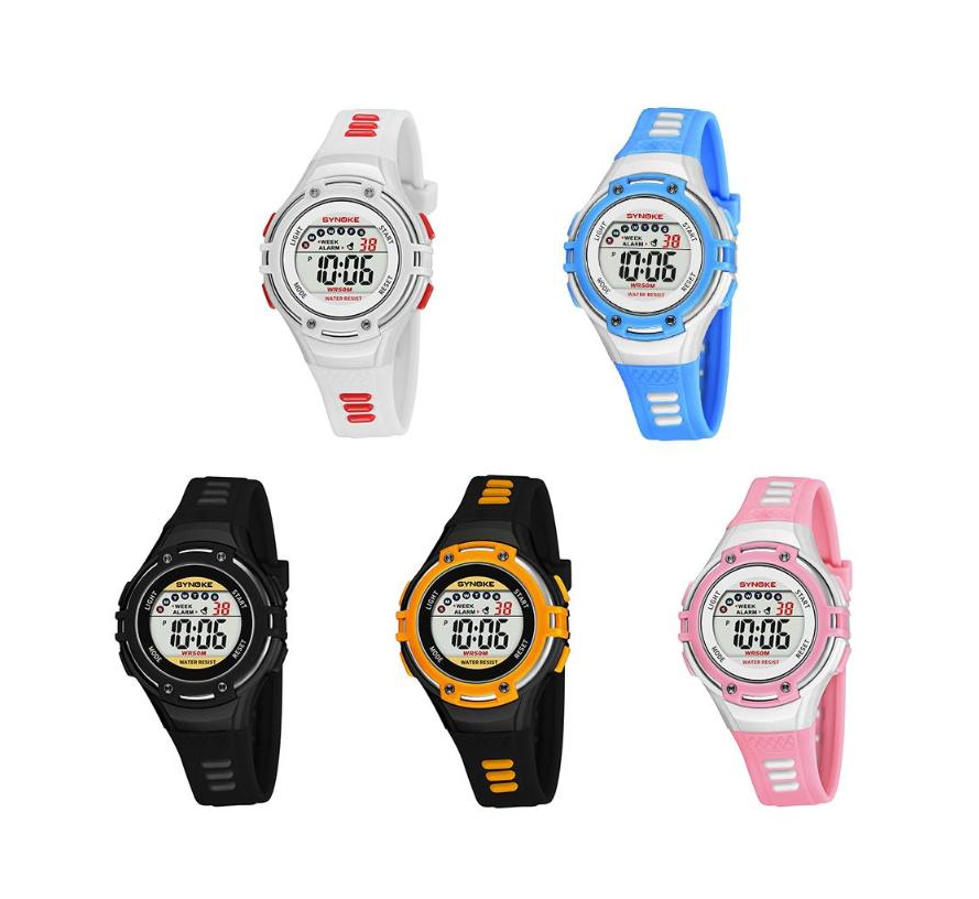 KIDZONE smart youth digital watch supplier bulk school athletic Harlequin Iolaus
