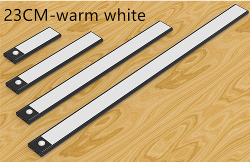 Smart Motion LED Cabinet Light USB Charging Closet Night Lamp For Home