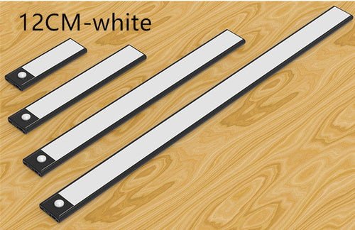 Smart Motion LED Cabinet Light USB Charging Closet Night Lamp For Home