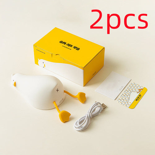 Relaxing Duck Silicone Bedside Light Kids' LED Smart Sleep Lamp