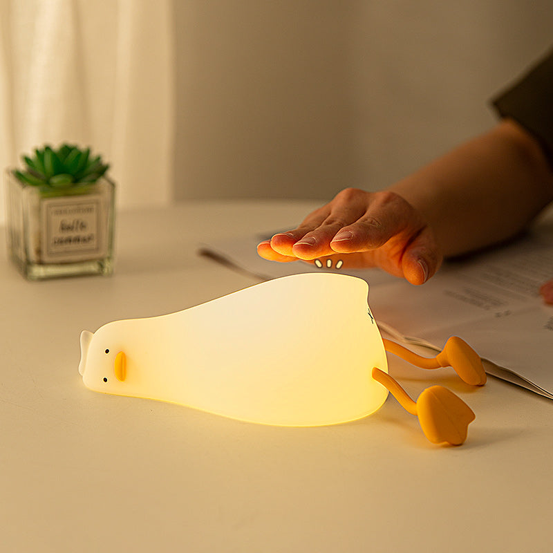 Relaxing Duck Silicone Bedside Light Kids' LED Smart Sleep Lamp