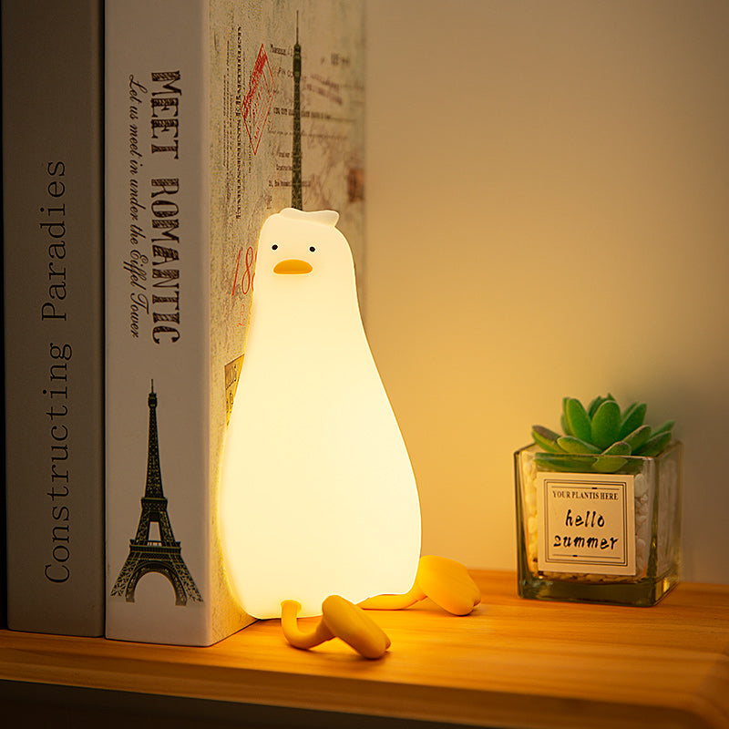 Relaxing Duck Silicone Bedside Light Kids' LED Smart Sleep Lamp