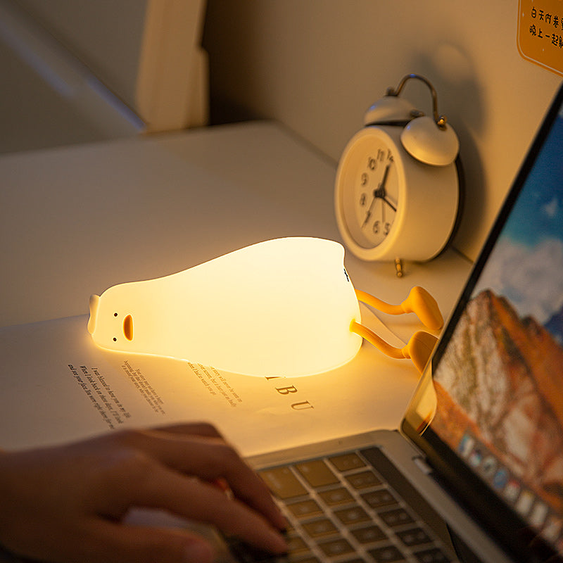 Relaxing Duck Silicone Bedside Light Kids' LED Smart Sleep Lamp