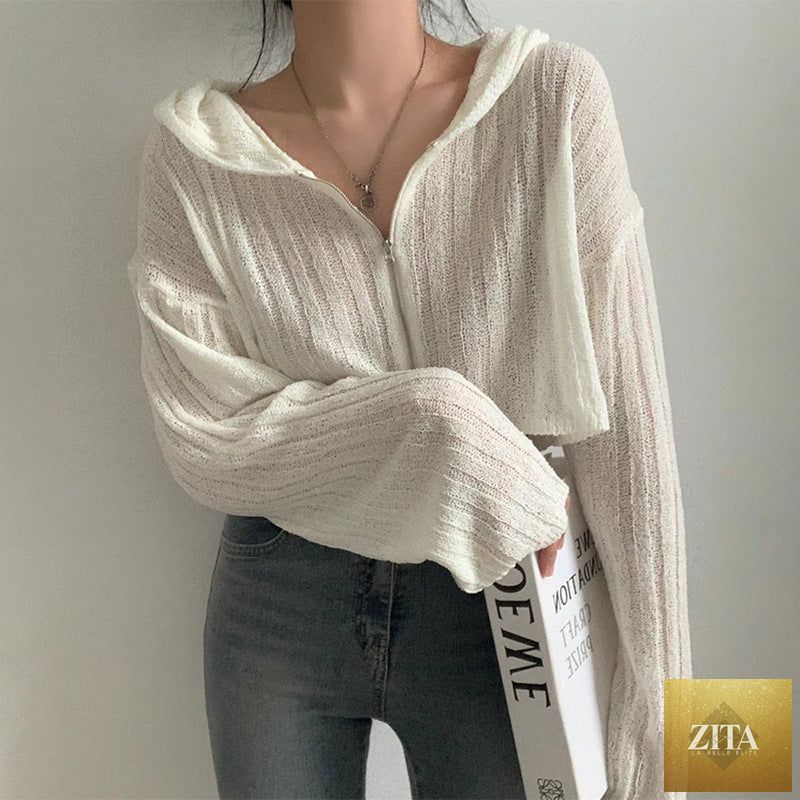 Women’s solid color sweater coat by Sell My Stuff, cozy knit outerwear with a stylish fit and long sleeves.