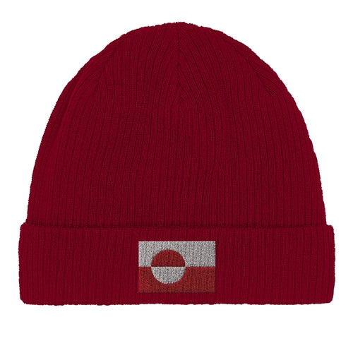 Bonnet en coton Drapeau du Groenland Amethyst Clover