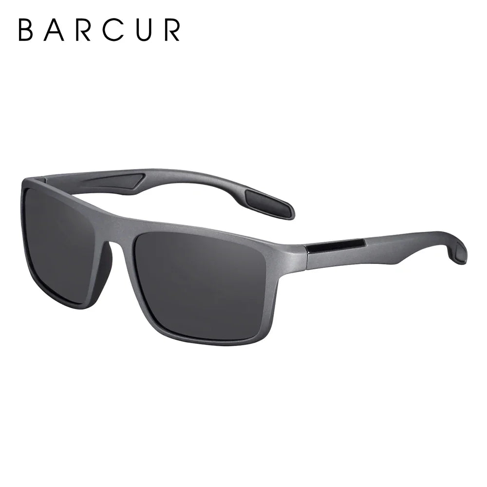 Stevvex BARCURTR90 vintage square polarized sunglasses for men with UV400 protection, lightweight design, summer eyewear.