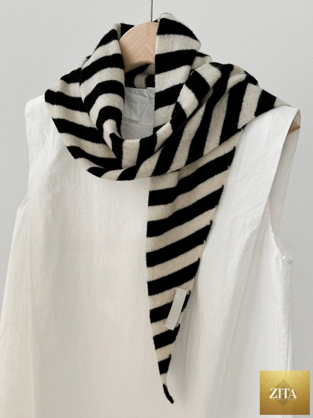 100% Australian Wool Functional Triangle Scarf