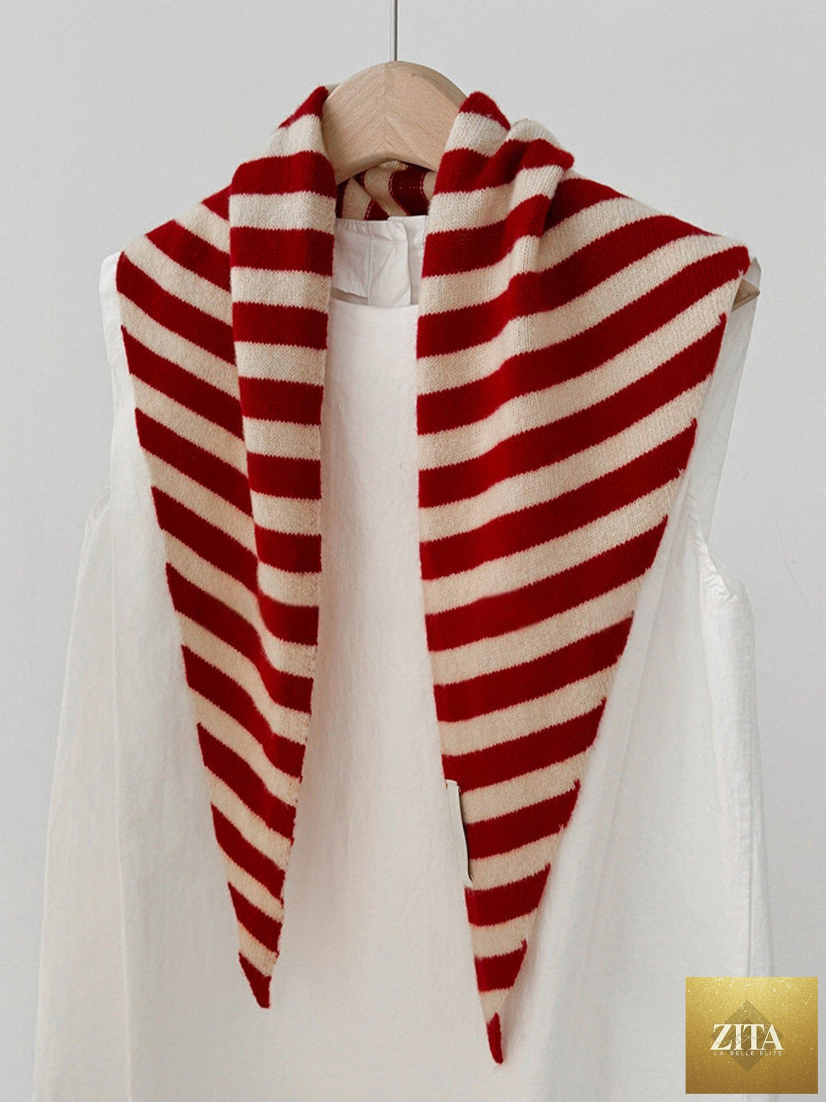 100% Australian Wool Functional Triangle Scarf