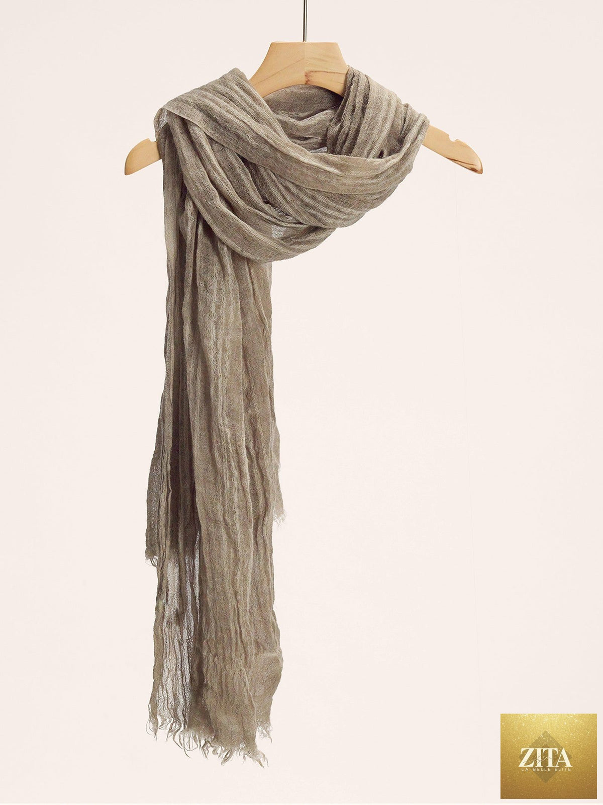 Wool Tonal Stripe Scarf