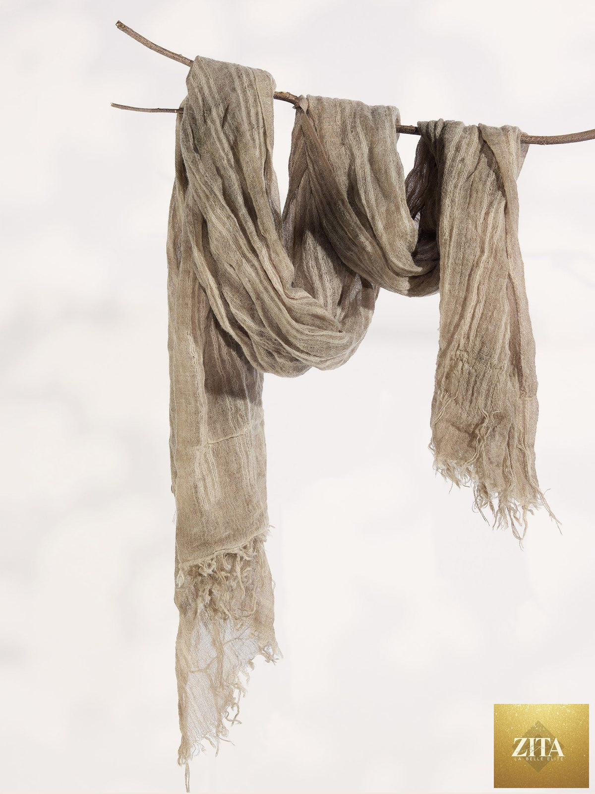 Wool Tonal Stripe Scarf